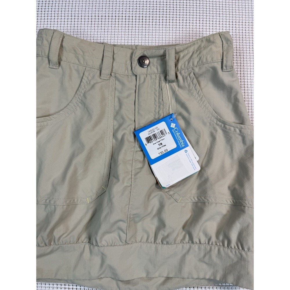 Columbia Silver Ridge Skort Girls Size 7/8 Omni Shade Beige NWT Outdoor AG4038